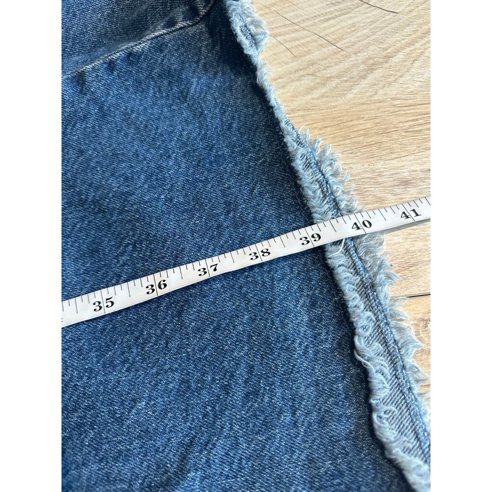 Free People We the Free Come As You Are Denim Maxi Skirt Dark Indigo 8 - Picture 13 of 13